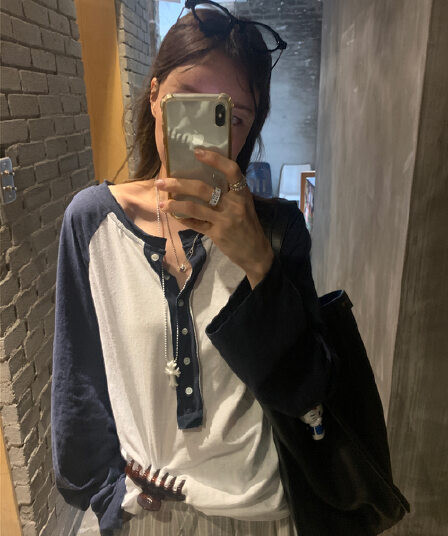있음 선적 다용도 작은 대중 패션 배색 니트 스웨터 맨위