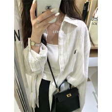 批发MISSMARM韩系慵懒风白色刺绣防晒长袖衬衫女<b class='q'>夏</b>季宽松休闲衬衣外套