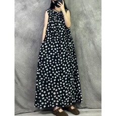 批发波点<b class='q'>连衣裙</b>女夏季2026巨好看无袖长裙气质显瘦高级感大码