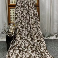 批发印花棉麻<b class='q'>连衣裙</b>女夏季2026新款巨好看长裙<b class='q'>大码</b>气质高级感