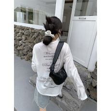 批发实拍实价~美式复古慵懒前后<b class='q'>字母</b>印花防晒罩衫<b class='q'>T</b><b class='q'>恤</b>薄款宽松上衣