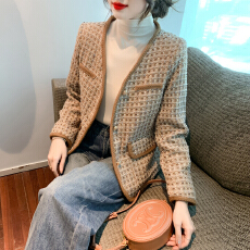 批发已出货2026秋冬新款小香风独特别致外套女百搭高级感气质外搭开衫