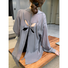 批发已出货2026春高级感防<b class='q'>晒衣</b>御姐衬<b class='q'>衫</b>百搭后背<b class='q'>镂空</b>衬<b class='q'>衣</b>空调外套开<b class='q'>衫</b>