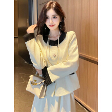 批发已出货2026春季新款小香风外套女设计感荷叶边夹克上衣女<b class='q'>职业</b>西装