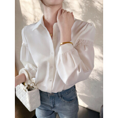 批发已出货2026春季新款法式甜美通勤<b class='q'>职业</b>衬衫设计感小众别致上衣衬衣