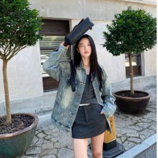 批发秋季新款休闲<b class='q'>牛仔</b>外套女短款夹克高级做旧宽松显瘦工装<b class='q'>牛仔</b>衣褂子