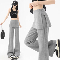 批发春夏季新款<b class='q'>孕妇</b><b class='q'>裤</b>外穿显瘦微喇裤屁帘裤假两件休闲<b class='q'>打底裤</b>