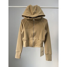 批发美式辣妹<b class='q'>修身</b>连帽卫衣女秋冬街头拉链开衫<b class='q'>运动</b>上衣纯色露脐短外套