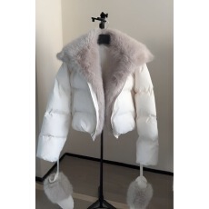 批发保暖加厚高级感大毛翻领棉袄潮2025冬季百搭<b class='q'>短</b>款长袖面包服<b class='q'>外套女</b>