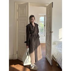 批发经典款廓形版风衣女2025秋季新款今年流行爆款时尚气质中长款<b class='q'>外套</b>