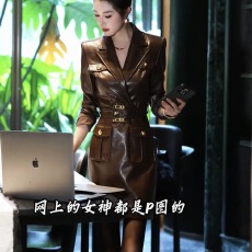 批发小香风大翻领法式名媛毛毛短外套女冬季新款<b class='q'>撞色</b>毛绒外套高级感