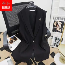 批发西装马甲女2026<b class='q'>春</b>秋修身英伦风小个子马夹背心外套上衣