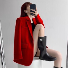 批发西装外套春秋新款高级韩版<b class='q'>设计</b>黑色小个子休闲宽松西服上衣