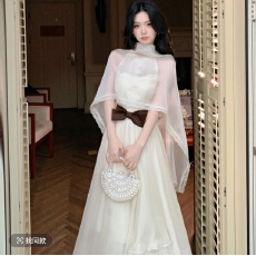 批发Blovelan镜花水月 高定幻影纱多穿法收腰<b class='q'>礼服</b><b class='q'>裙</b>