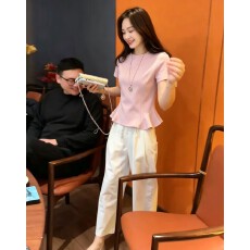 批发直接来拿豆豆DC花花仙子莫代尔纤维舒适柔软纯色宽松圆领短袖<b class='q'>T</b><b class='q'>恤</b>