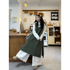 批发实拍针织连衣裙+加厚<b class='q'>打底</b>衫+裤子