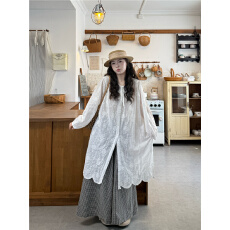 实拍防晒衬衫裙+格子裤