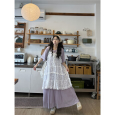 批发实拍吊带连衣裙+T恤+半身裙