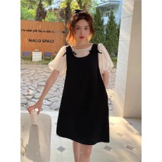 批发<b class='q'>新款</b>2026年夏季宽松假两件套大码针织连衣裙时尚休闲<b class='q'>孕妇</b><b class='q'>连衣裙</b>