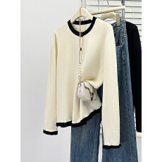 批发大码女装<b class='q'>秋</b>冬新款2025年韩版针织开衫胖妹妹mm减龄毛衣小外套外搭