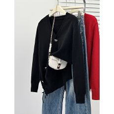 批发大码女装秋冬新款2025年韩版宽松<b class='q'>针织衫</b>胖妹妹mm遮肚子毛衣上衣潮