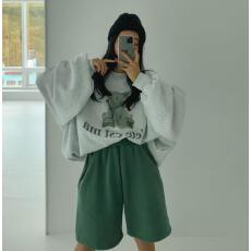 批发已出货 <b class='q'>可爱</b>玩偶小熊 龙 圆领宽松长袖 加绒 卫衣