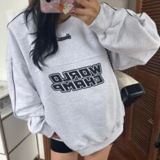 批发已出货    字母潮流百搭圆领长袖卫衣