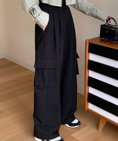 있음 선적 워크웨어 캐주얼 바지