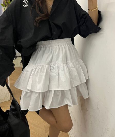 있음 선적 미니 반신 스커트