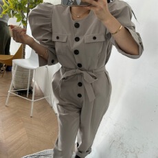 批发已出货  减龄收腰长袖 <b class='q'>连体裤</b>