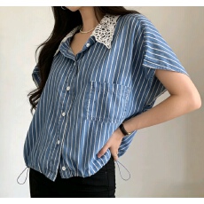 批发現貨~<b class='q'>韩国</b>东大门新款<b class='q'>牛仔</b>衬衫