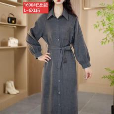 批发官图原版面料品质时尚高档气质减龄连衣裙秋季大码遮肉显瘦<b class='q'>裙子</b>新