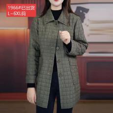 批发官图原版面料品质<b class='q'>妈妈</b>高档复古休闲风衣<b class='q'>外套</b>大码遮肉显瘦外传百搭