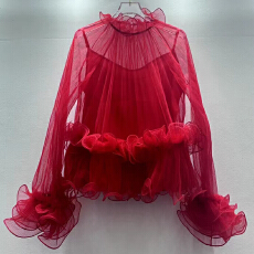 批发网红同款2025冬季新款法式气质名媛褶皱花边内搭<b class='q'>吊带</b><b class='q'>雪纺</b><b class='q'>衫</b>小衫女