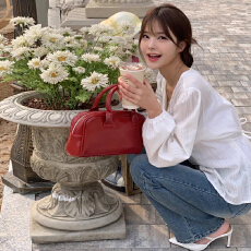 批发尺寸已更新 法式温柔甜美气质翻领系带收腰显瘦长袖衬<b class='q'>衫</b>上衣