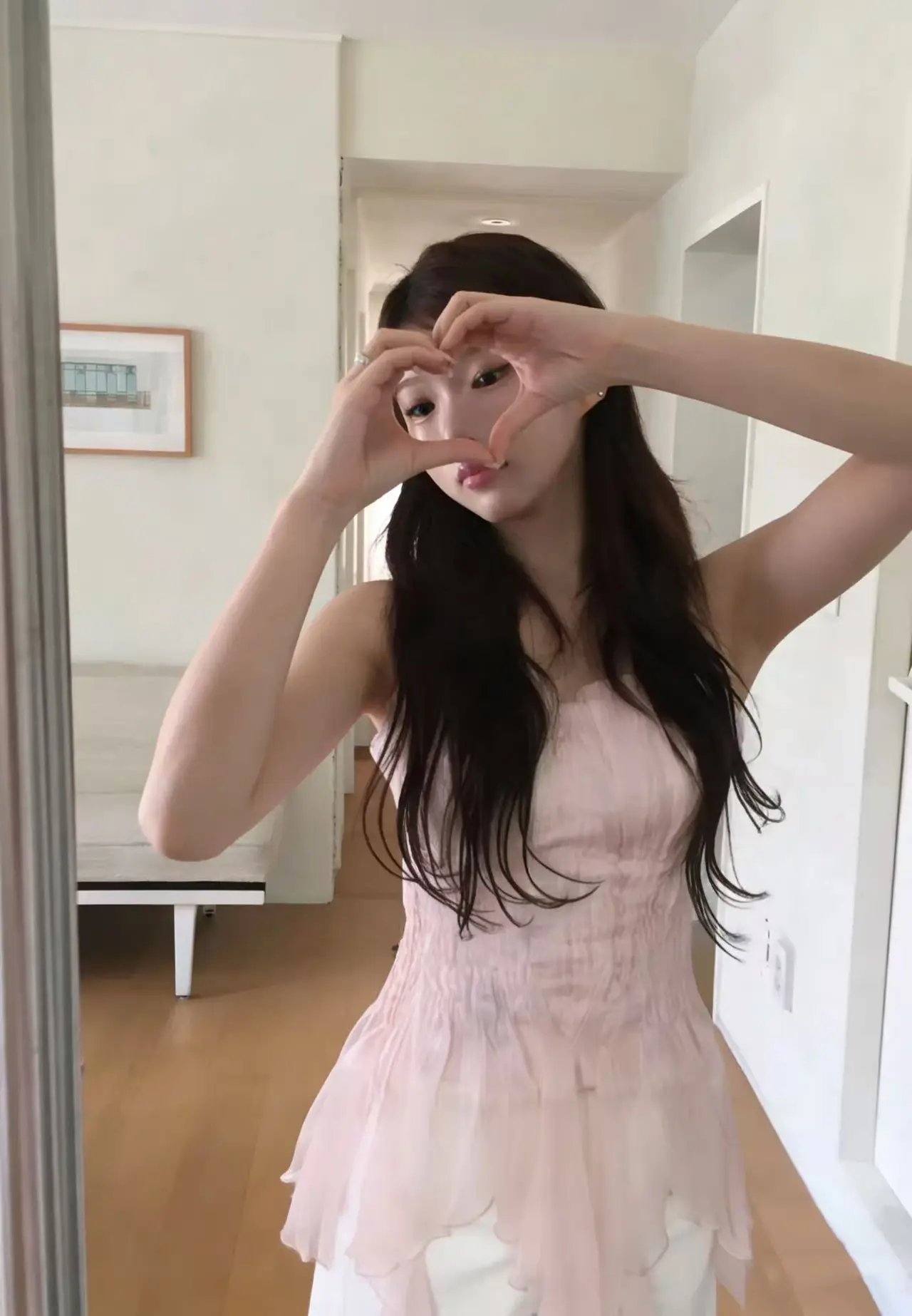 프리미엄 허리 라인 민소매 원피스 상세 이미지 6