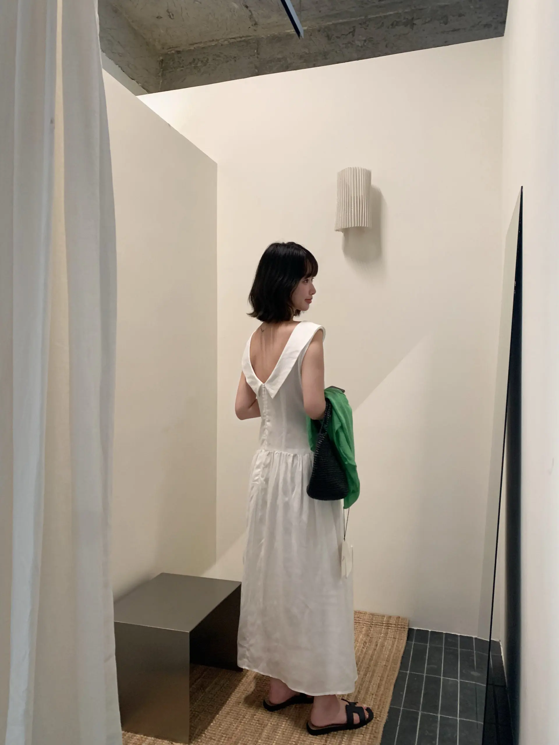 파리 감성 헤본 스타일 블라우스 원피스 상세 이미지 4