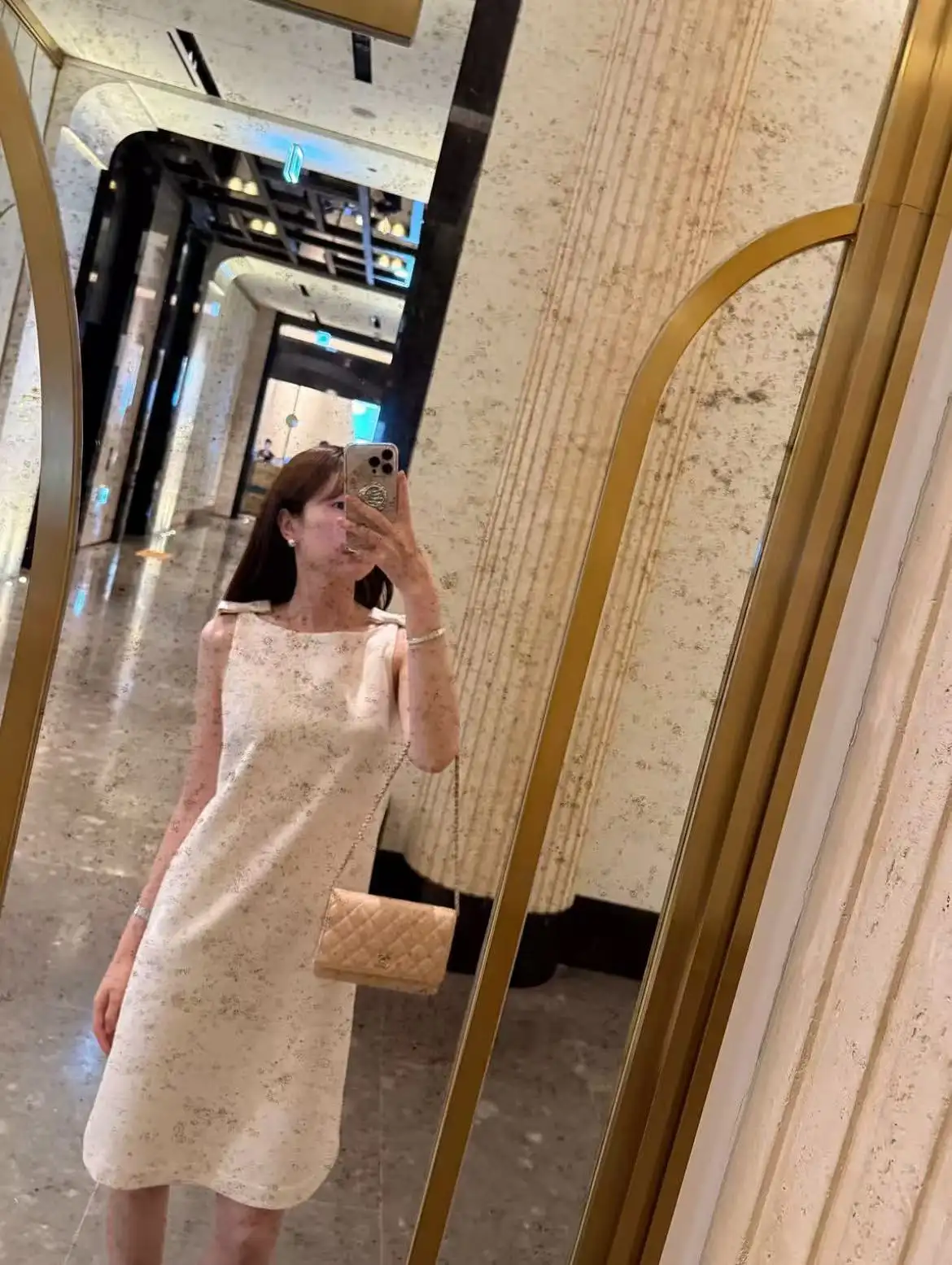 소프트 소재 한복 스타일 원피스 상세 이미지 6