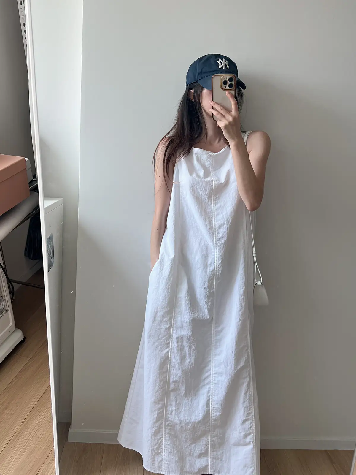프렌치 스타일 레트로 슬림핏 무소매 원피스 상세 이미지 20