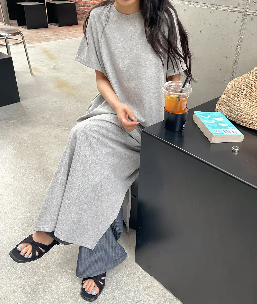 한국 스타일 여름 린넨 드레스 상세 이미지 17