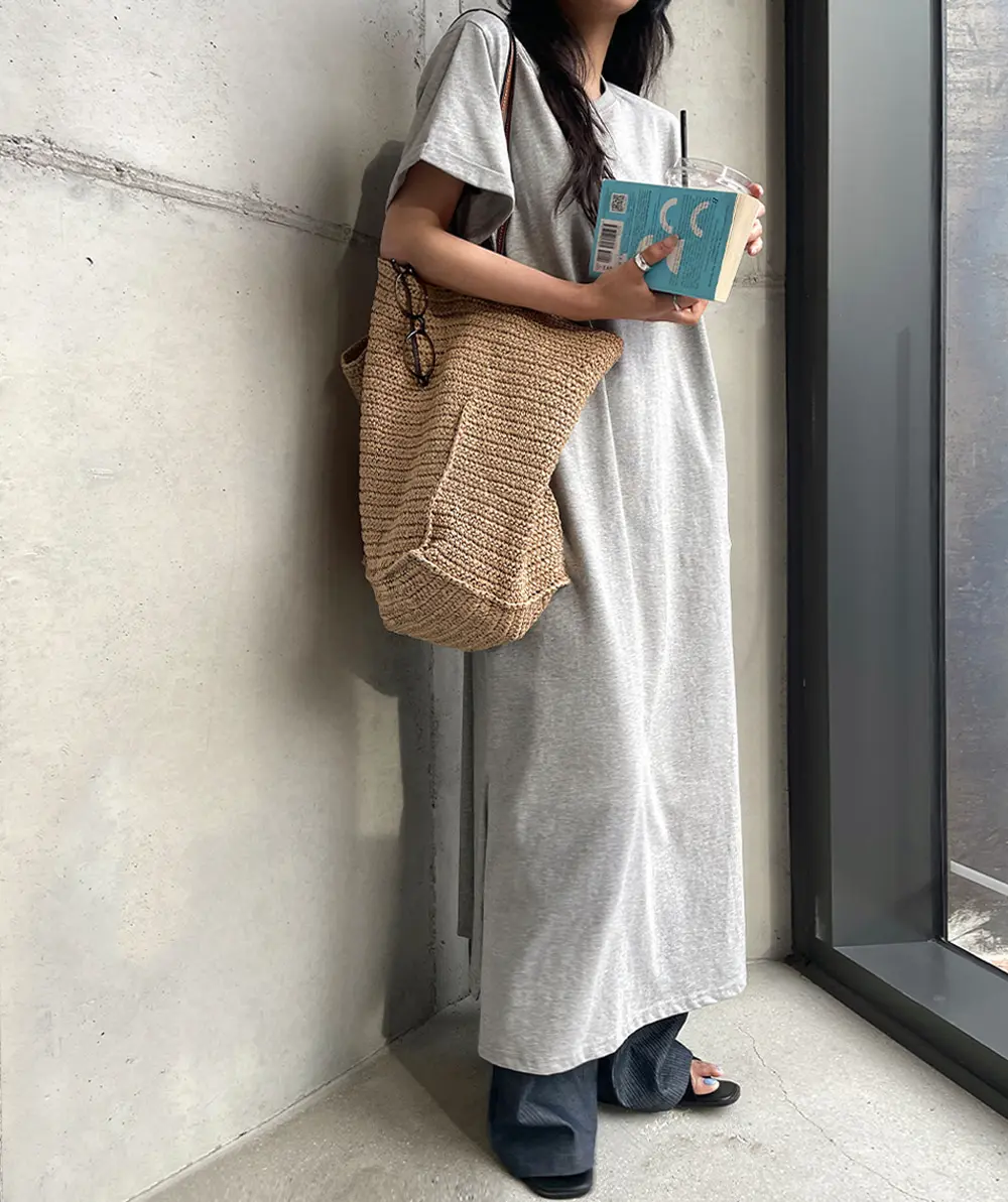 한국 스타일 여름 린넨 드레스 상세 이미지 18