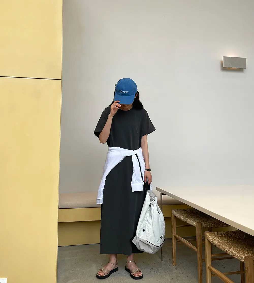 한국 스타일 여름 린넨 드레스 상세 이미지 34