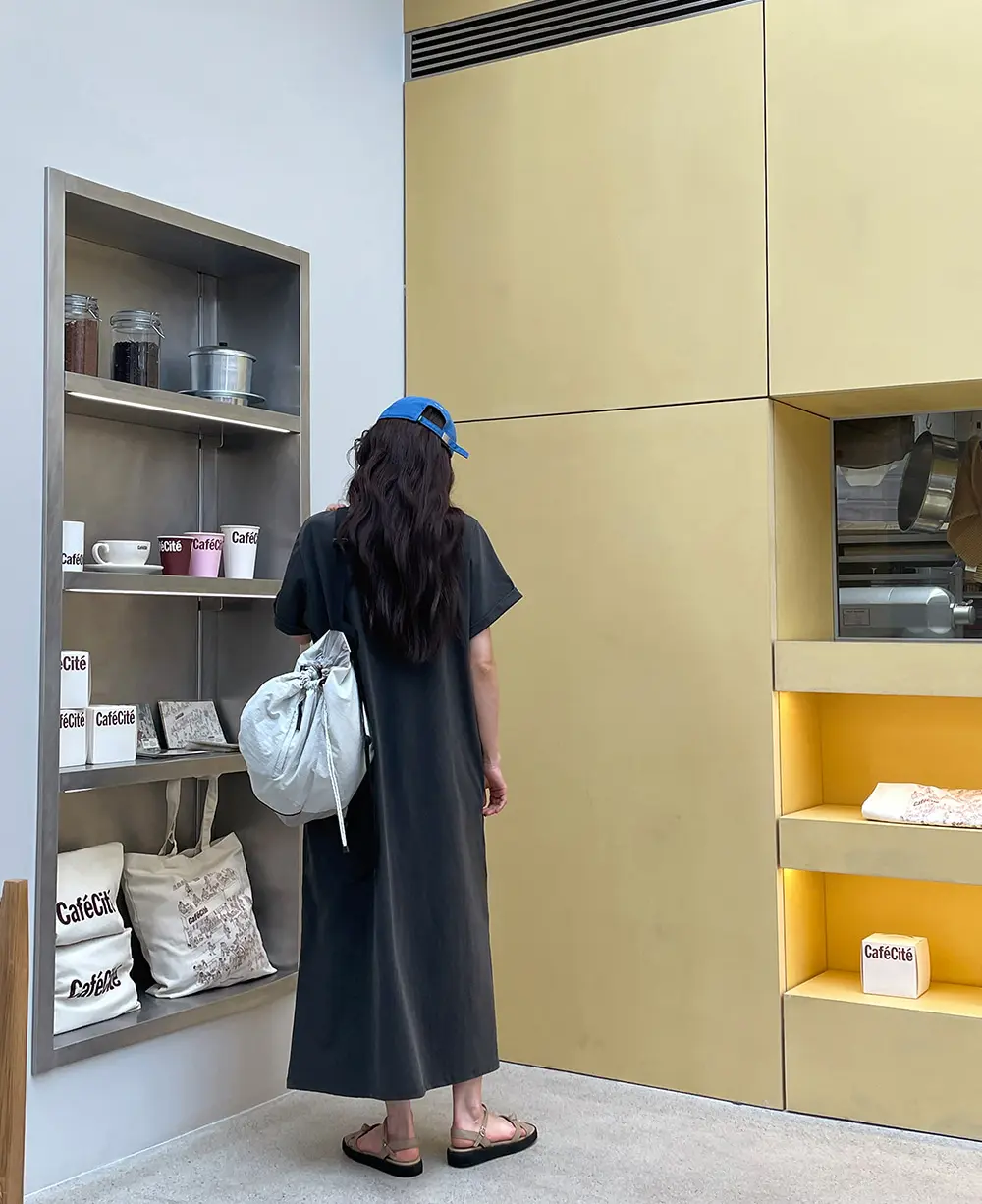 한국 스타일 여름 린넨 드레스 상세 이미지 35