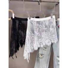 批发2026夏装气质不规则蕾丝屁帘半身裙女大码胖MM洋气叠穿短裙子