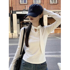 批发实拍<b class='q'>大码</b>长袖加厚保暖T恤<b class='q'>时尚</b>减龄显瘦小众别致遮肉收腰打底衫女