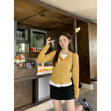 批发实拍2026大码长袖加厚保暖假两件绑带T恤<b class='q'>女装</b>时尚显瘦百搭打底衫