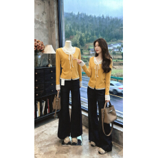 批发实拍大码长袖2026春装新款加厚保暖假两件T恤别致减龄百搭上衣女