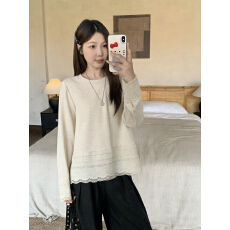 批发实拍2026春装新款大码长袖圆领纯色T恤时尚显瘦百搭<b class='q'>通勤</b>打底衫女