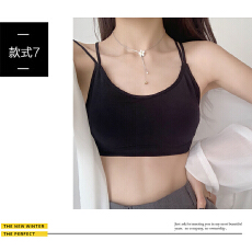 批发美背无钢圈<b class='q'>文胸</b>裹胸抹胸防走光运动内衣女背心式防震跑步聚拢<b class='q'>学生</b>