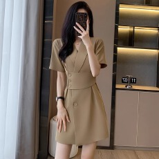批发西装连衣裙女春夏2026新款高级感气质工作服小个子高端职业裙子